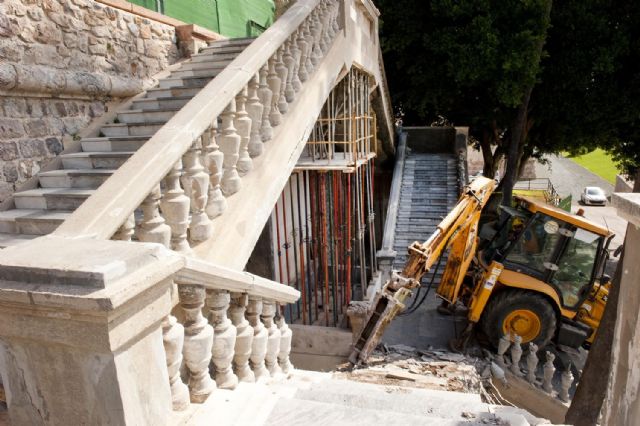 Comienza la rehabilitación de la escalera de la Muralla del Mar - 5, Foto 5