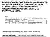 IU-verdes denuncia que el Ayuntamiento ha tenido que devolver a la Comunidad Autnoma, en agosto, casi 20.000 € de subvenciones en materia de empleo