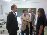 Sotoca subraya el 'esfuerzo y compromiso' del Gobierno regional para que los alumnos lorquinos comiencen el curso con normalidad