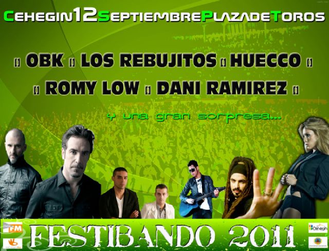 DANI RAMIREZ Y ROMY LOW actuarán en el Festibando 2011 en Cehegin - 1, Foto 1