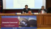 El presidente de la Audiencia Provincial de Murcia, Andrs Pacheco, ha disertado hoy en la UCAM sobre el concurso de acreedores
