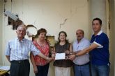 Las Asociaciones de Vecinos de Zarzalicos, Los Cegarras-Nogalte y Los Morotes donan 7.760 euros