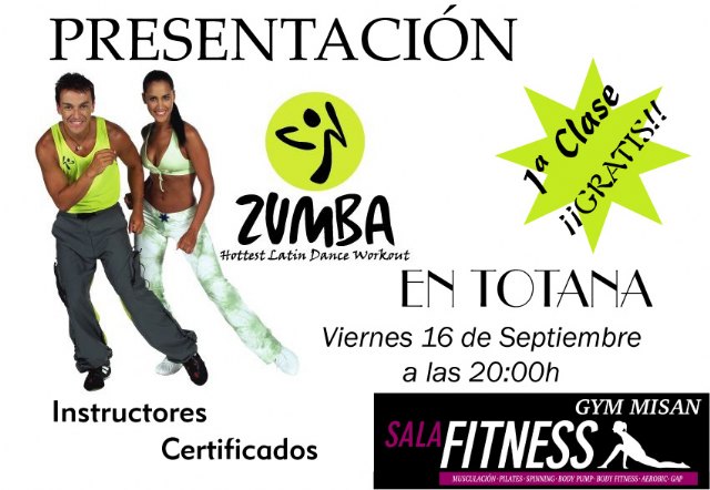 La Sala Fitness Gym Misan presenta este viernes Zumba, Foto 1