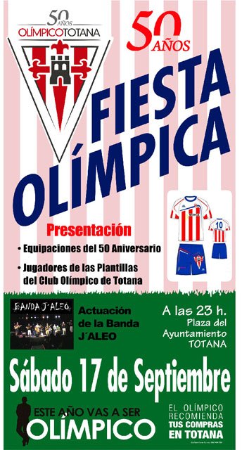 Feast of presentation of the Olympic Club de Totana, Foto 1