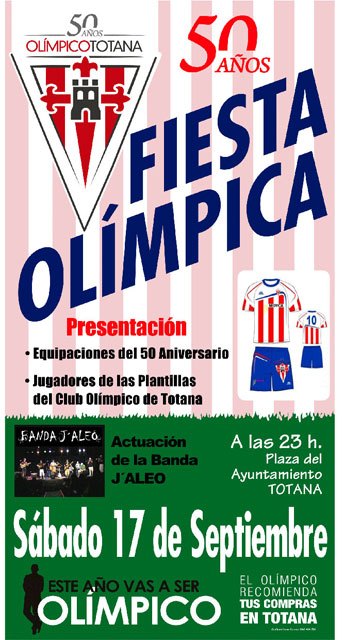 Fiesta de presentación del Club Olímpico de Totana, Foto 1