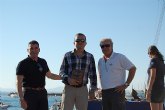 El alcalde y los concejales de Turismo, y Deportes apoyaron con su presencia el I Open J80 celebrado con enorme éxito en aguas de La Manga