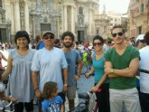 Concejales PSOE participan en la bicicletada organizada por 'Murcia en Bici'
