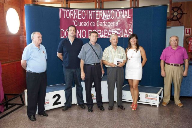 Los cartageneros Ãngel Ruiz y Ãngel García ganan el Ciudad de Cartagena de dominó - 1, Foto 1