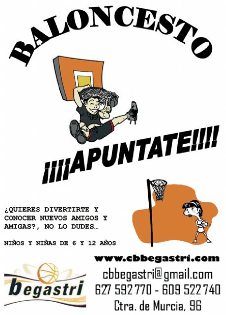 El CB Begastri abre el plazo de inscripción para sus escuelas deportivas - 1, Foto 1