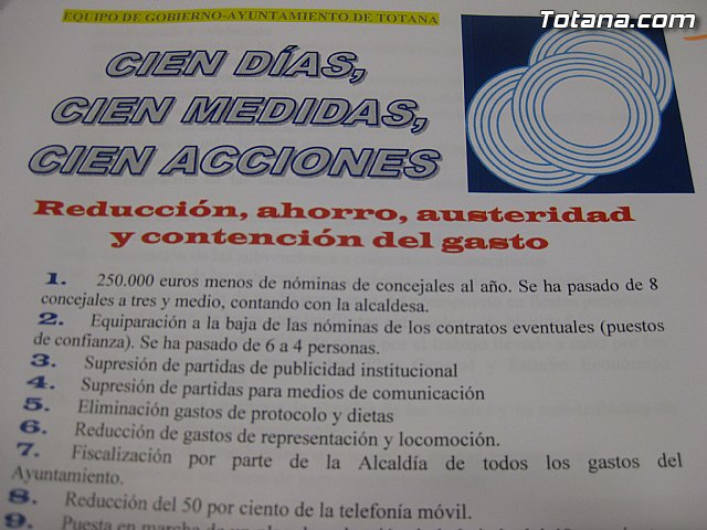 La alcaldesa destaca 