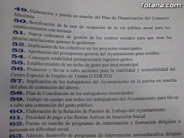 La alcaldesa destaca 