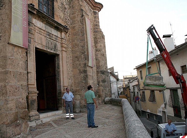 Recuperada la basa de columna robada en el tempo romano de la Encarnación - 1, Foto 1