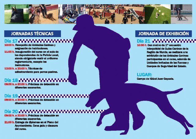 Totana host from 17 to 21 October the guides I find interpolicial canine Murcia, Foto 3