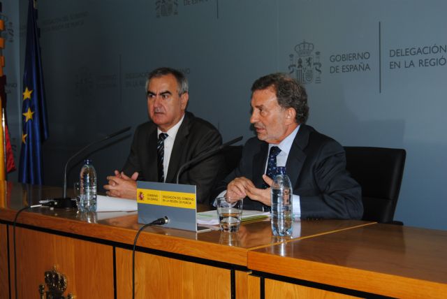 El presidente de Adif supervisa el desarrollo de las obras de alta velocidad en la Región de Murcia - 1, Foto 1