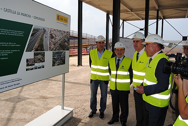 El presidente de Adif supervisa el desarrollo de las obras de alta velocidad en la Región de Murcia - 3, Foto 3