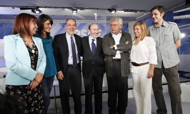 María González Veracruz a Solana, González y Rubalcaba: Apuesto por el Corredor Mediterráneo porque situará a la Región en el centro de España y del eje que nos conectará a toda Europa - 1, Foto 1