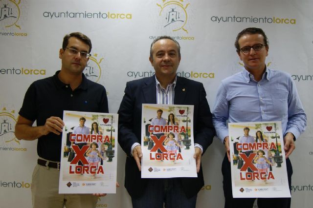 El Ayuntamiento de Lorca y la Unión Comarcal de Comerciantes ponen en marcha la campaña Compra X Lorca - 1, Foto 1
