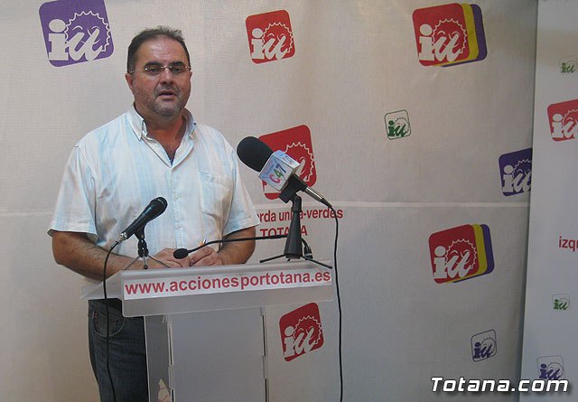 Rueda de prensa IU-verdes Totana. Propuestas al pleno, Foto 2