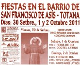 Feria de Día, ruta senderista solidaria, atracciones, y espectáculos musicales, llenan la programación de las fiestas del barrio de San Francisco