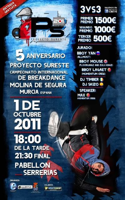 La quinta edición del Campeonato Internacional de Break Dance de Molina de Segura se celebra el próximo sábado 1 de octubre - 3, Foto 3