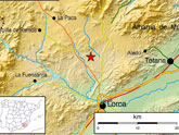 Un terremoto de 3,5 º con epicentro en Aledo se deja sentir en Totana