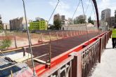 Nuevo corte de tráfico en el puente del Barrio de la Concepción para terminar la pasarela peatonal