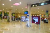 La exposicin 'San Javier desde otro ngulo' se puede ver ahora en la sala de facturacin del aeropuerto de San Javier