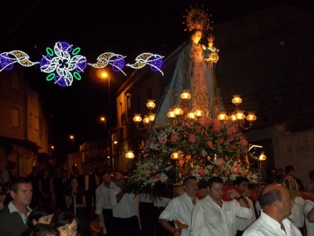 Los huertanicos de Lorquí se echan a la calle para homenajear a la Virgen del Rosario - 1, Foto 1