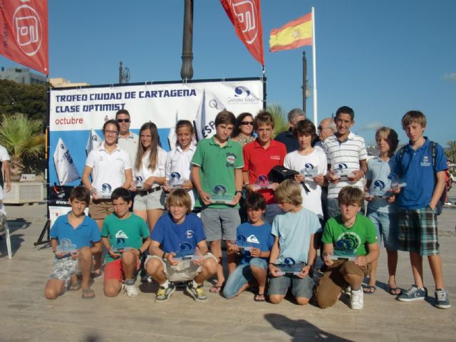 Adrián Domínguez gana el II Trofeo Ciudad de Cartagena de vela óptimist - 2, Foto 2