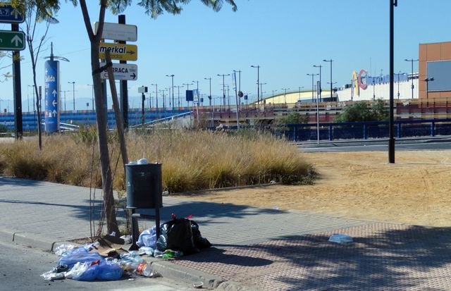 El Grupo Socialista reclama al PP municipal que mantenga limpia la zona de Nueva Condomina, y alrededores - 3, Foto 3