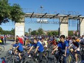 Récord absoluto en el Ciclo-Paseo de los Juegos: más de 1.600 personas pedalean por Lorca
