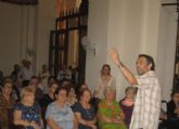 Los Centros de Da para Personas Mayores Dependientes de Totana realizan una ofrenda floral a la Virgen del Pilar