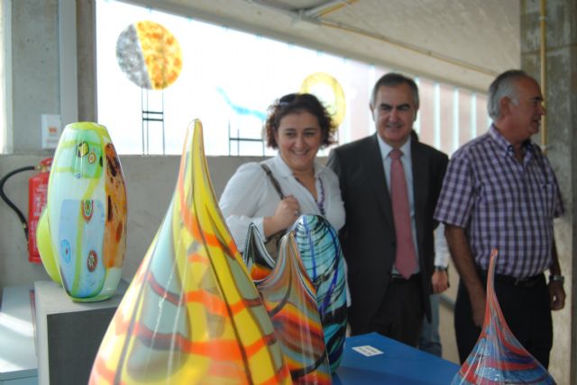 El delegado del Gobierno visita el Museo del Vidrio de Santa Lucía - 1, Foto 1