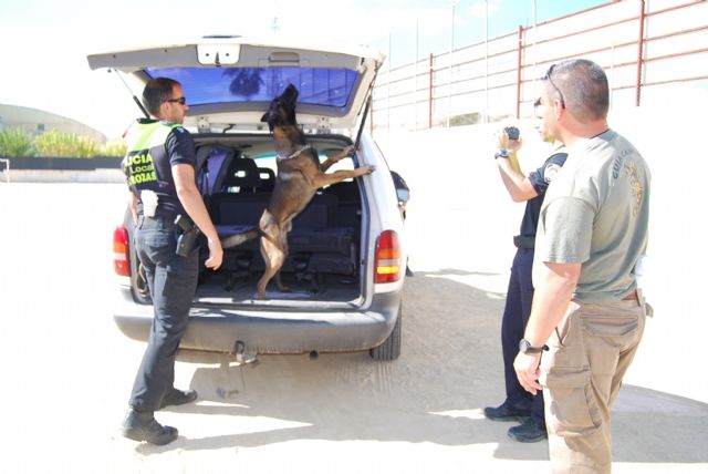 The Canine Unit Meeting of the Local Police focuses its training sessions in the detection of drugs and explosives, Foto 2