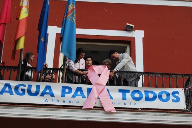 El Ayuntamiento se une a la campaña contra el cncer de mama y tambin se viste de rosa, Foto 3