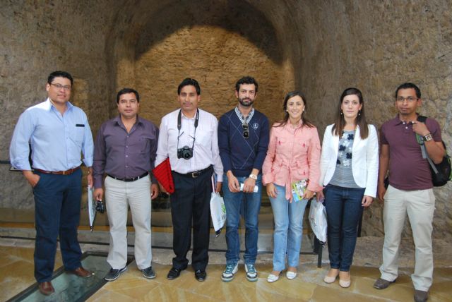 El alcalde y la concejala de Turismo reciben en el Museo Arqueolgico a una delegacin de alcaldes ecuatorianos y a la edil de Desarrollo de Murcia, Foto 1