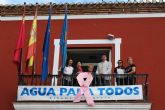 El Ayuntamiento se une a la campaña contra el c�ncer de mama y tambi�n se viste de rosa
