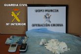 La Guardia Civil desmantela un nuevo punto de venta y distribución de cocaína en San Javier.