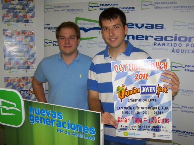 El lunes llega a Águilas la 'Oktober-Joven-Fest Solidarios con Lorca' de la mano de Nuevas Generaciones del PP - 1, Foto 1