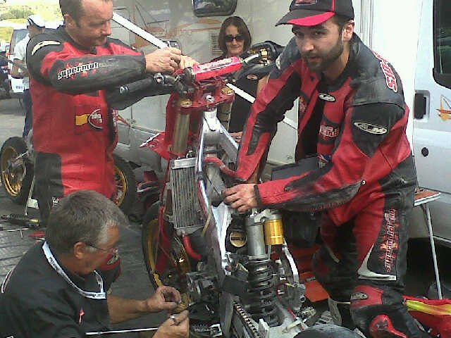Un gran accidente mantiene al Murciano Anthony en 4 ª posición en el Campeonato Español 2011 de Supermoto - 3, Foto 3