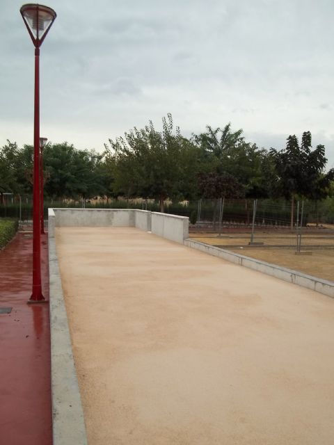 Concluye la construcción de una pista de bolos huertanos en Lorquí - 1, Foto 1