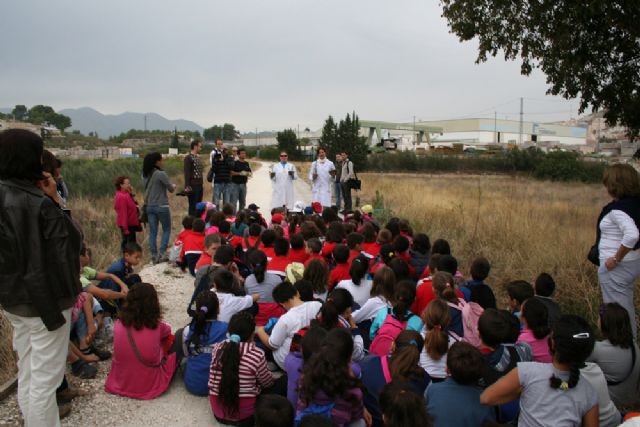 Los alumnos de 4&deg; de Primaria reforestan la Vía Verde - 2, Foto 2