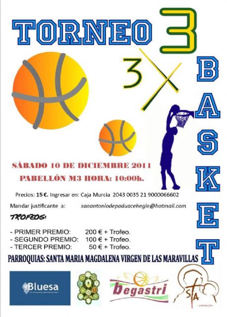 El torneo benéfico de basket 3X3 se pasa al día 10 de diciembre - 1, Foto 1