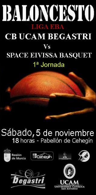 El CB UCAM Begastri se estrena en la Liga EBA frente al Eivissa Basquet - 1, Foto 1