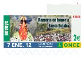 La tradicional Romer�a que se celebra en honor a Santa Eulalia ser� la imagen del cup�n de la ONCE en el sorteo del 7 de enero de 2012