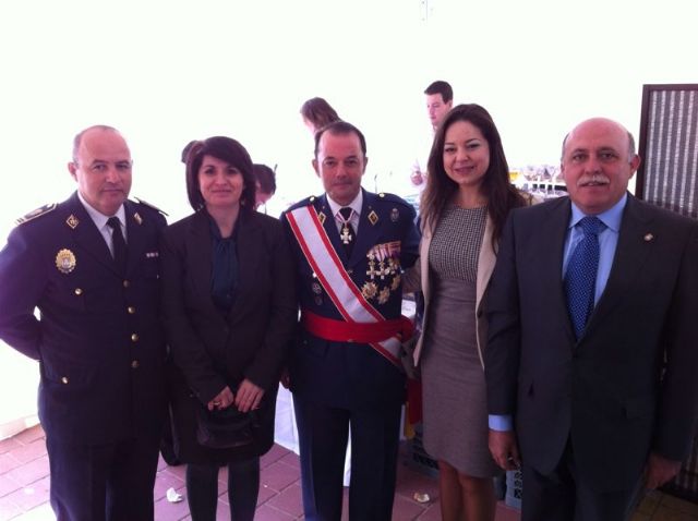 Autoridades municipales asisten al acto de jura de bandera en el marco de las II Jornadas de Caza, Turismo y Gastronoma, Foto 4