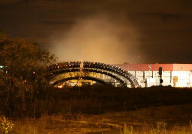 Un incendio destruye las obras de la Piscina Climatizada y UXA muestra su apoyo a los vecinos y al equipo de gobierno - 1, Foto 1