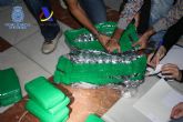 Intervenidos 213 kilos de cocana que se encontraban camuflados entre un cargamento de  alcachofas