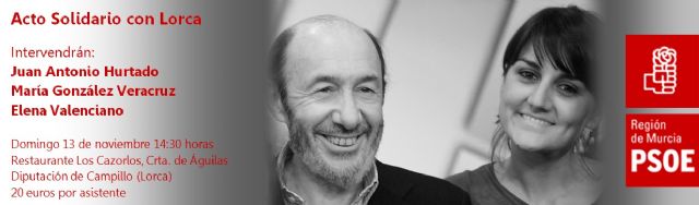 Elena Valenciano visitará Lorca este domingo para asistir a un Acto Solidario - 1, Foto 1