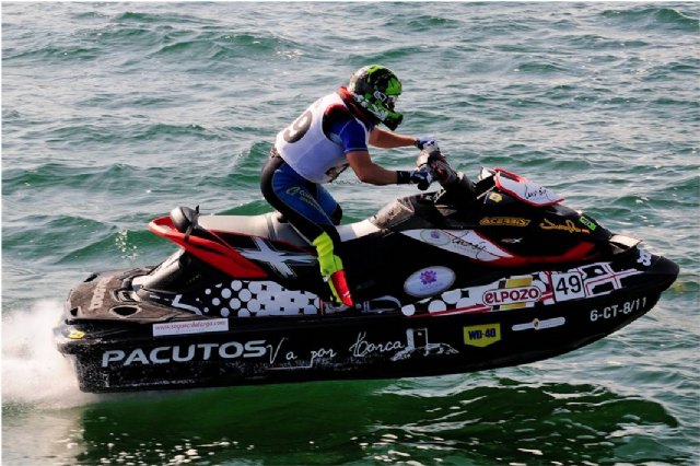 El lorquino Juanfra Rodríguez consigue otro año más ser el mejor piloto de motos de agua de España - 1, Foto 1